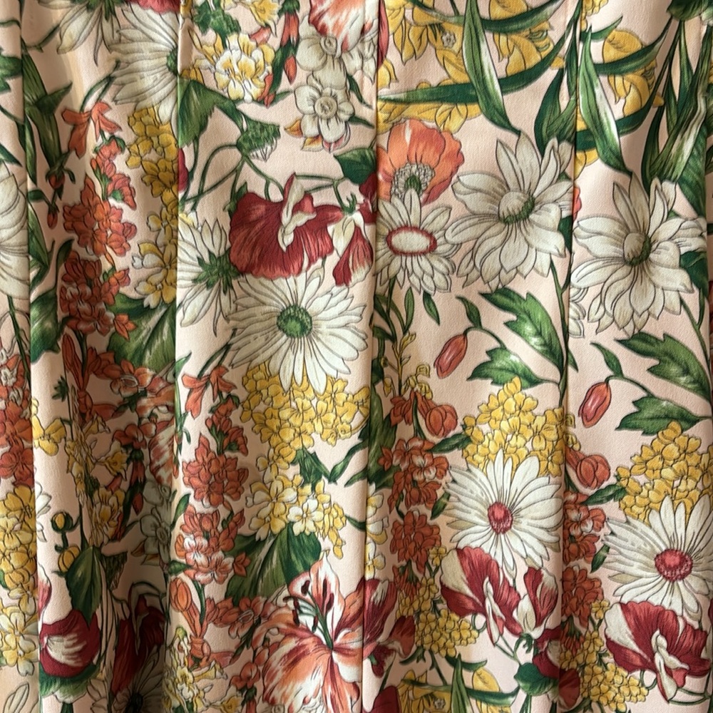 Cb Established 1962 Knee Length Floral Print Partially Lined Sleeveless Sundress - Picture 4 of 6